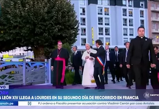 Papa León XIV llega a Lourdes en su segundo día de recorrido en Francia 
