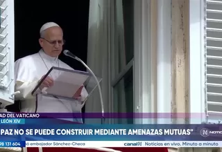 Papa León XIV pide detener espiral de violencia en Medio Oriente