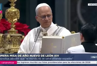 Papa León XIV pide empezar 2026 con perdón y entendimiento