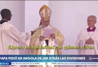 El papa León XIV pidió en Angola dejar atrás las divisiones