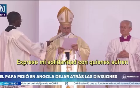 El papa León XIV pidió en Angola dejar atrás las divisiones