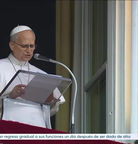 Papa León XIV reaparece: "Gracias a los que han rezado por mí"