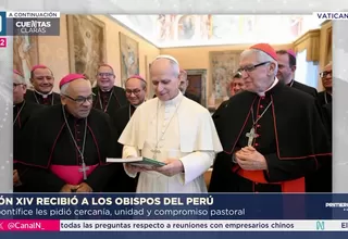 Papa León XIV recibió a obispos de Perú en el Vaticano