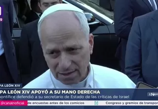 Papa León XIV respalda a Parolin tras críticas por Gaza