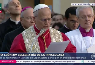 Papa León XIV rinde su primer homenaje a la Inmaculada Concepción