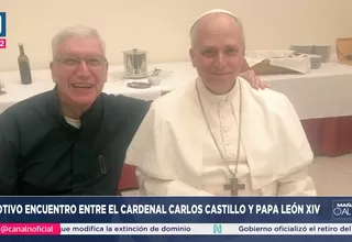 León XIV se reunió con cardenal Carlos Castillo
