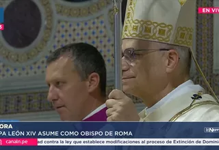 Papa León XIV toma posesión como obispo de Roma en basílica de Letrán