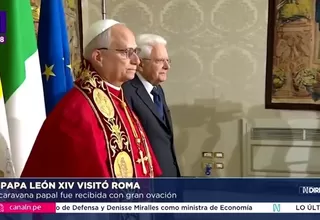 Papa León XIV viaja a Roma y se reúne con presidente italiano