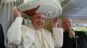 Papa Francisco: durante su vuelo a México recibió un sombrero de charro - Noticias de virgen-chapi