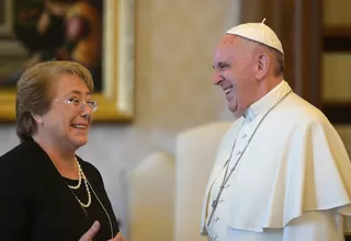 Papa y Bachelet hablan del aborto y de América Latina