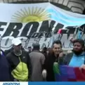 Partidarios se reúnen frente a la casa de Cristina Kirchner