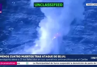 Pentágono reporta ataque a narcolancha con 4 muertos en Caribe