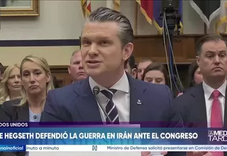 Pete Hegseth defendió guerra en Irán ante el Congreso de EE.UU.