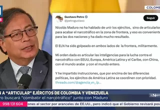 Petro anuncia coordinación militar con Venezuela en fronteras