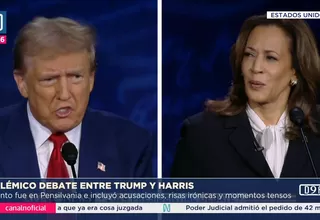 Polémico debate entre Donald Trump y Kamala Harris