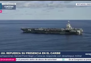 Portaviones USS Gerald Ford se suma a operativo antidrogas de EE.UU.