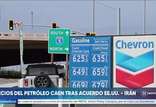 Precios del petróleo caen tras acuerdo provisional entre EE. UU. e Irán