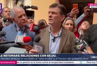 Presidente electo de Bolivia retomará lazos con EE. UU.