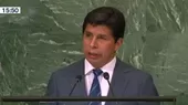 Presidente Pedro Castillo se presenta en la Asamblea General de la ONU - Noticias de onu