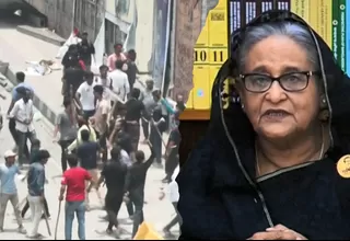 Primera ministra de Bangladesh huye del país tras violentas protestas contra el gobierno