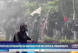 Protestas estudiantiles en Chile dejan 17 detenidos tras enfrentamientos con la policía