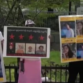 Protesta por la detención de cineasta japonés en Myanmar