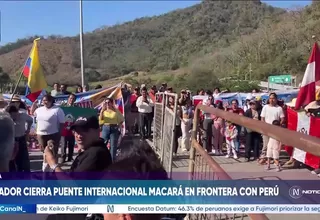 Puente Internacional Macará-La Tina continúa cerrado a vehículos