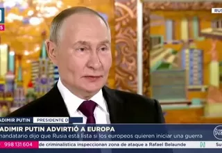 Putin lanza advertencia a Europa y habla de plan de paz