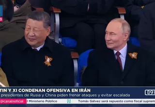Putin y Xi Jinping condenan ataques de Israel a Irán y exigen solución política
