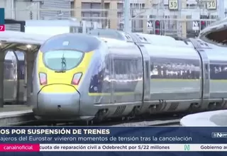 ¿Qué pasó con los trenes Eurostar entre Londres y Europa?