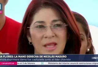 Trayectoria y captura de Cilia Flores en Venezuela