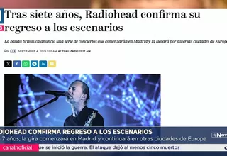 Radiohead anuncia gira europea tras siete años de ausencia