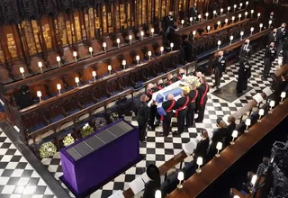 La realeza británica despidió al príncipe Felipe de Edimburgo en funeral íntimo