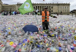 Recicladores en Bogotá protestan por condiciones laborales