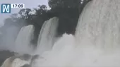 Récord de agua en las Cataratas de Iguazú - Noticias de cataratas