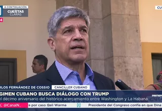 Régimen cubano busca diálogo con Donald Trump