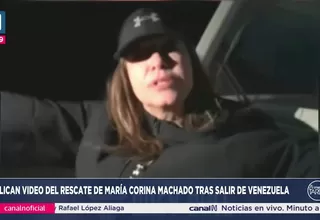 Revelan video inédito del traslado de María Corina Machado tras su salida de Venezuela