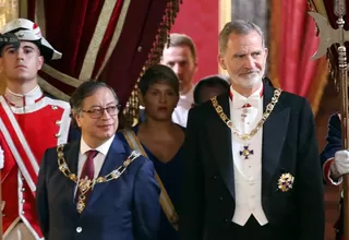 Reyes de España recibieron al presidente de Colombia