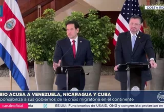 Rubio acusa a Cuba, Venezuela y Nicaragua de crisis migratoria