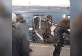 Rusia: suben a 11 los fallecidos deja atentado en metro de San Petersburgo