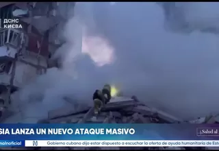 Rusia bombardea Kiev con misiles y drones