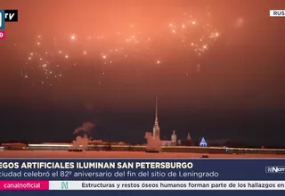 Rusia conmemora 82 años del fin del sitio de Leningrado