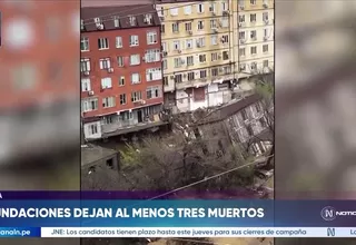 Rusia: inundaciones dejan al menos cinco muertos tras lluvias