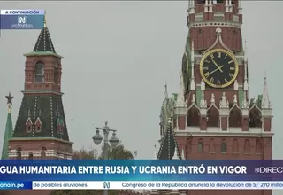 Rusia y Ucrania inician un alto el fuego humanitario en Oleshky