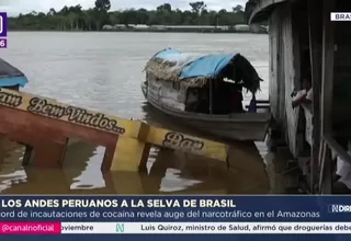 Ruta de la cocaína peruana avanza por la Amazonía brasileña
