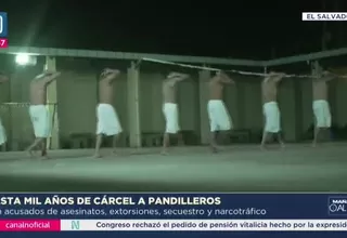 El Salvador condena a pandilleros de la MS-13 a más de mil años de prisión