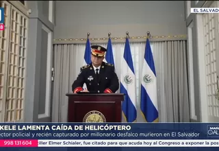 El Salvador: Director de la Policía y recién capturado murieron tras caída de helicóptero