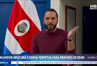 El Salvador impondrá la cadena perpetua a los menores de edad