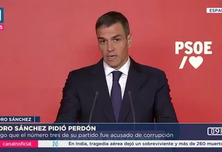 Sánchez pide perdón tras renuncia de dirigente por corrupción