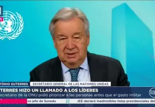 Secretario general de la ONU advierte caos global y pide priorizar paz y desarrollo